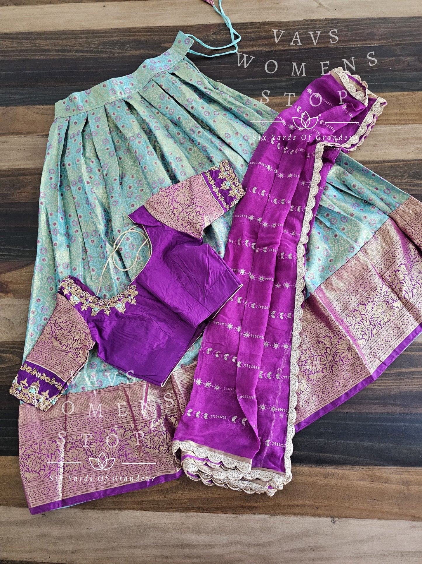 Traditional Half Saree Set