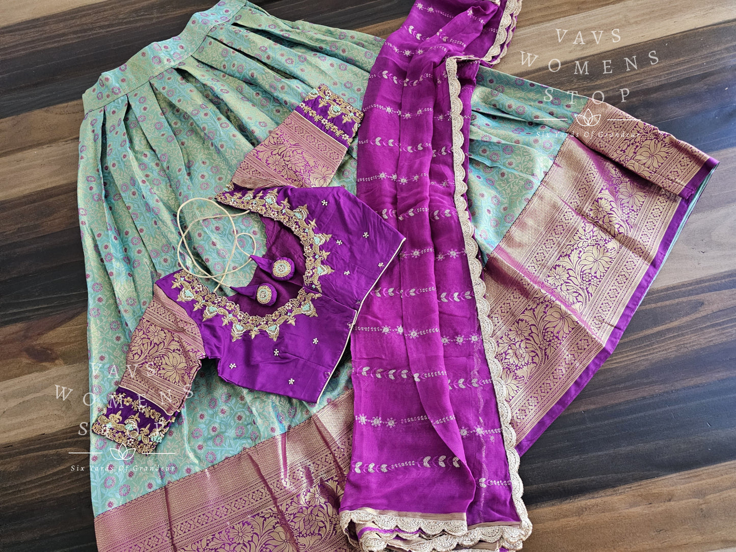 Traditional Half Saree Set