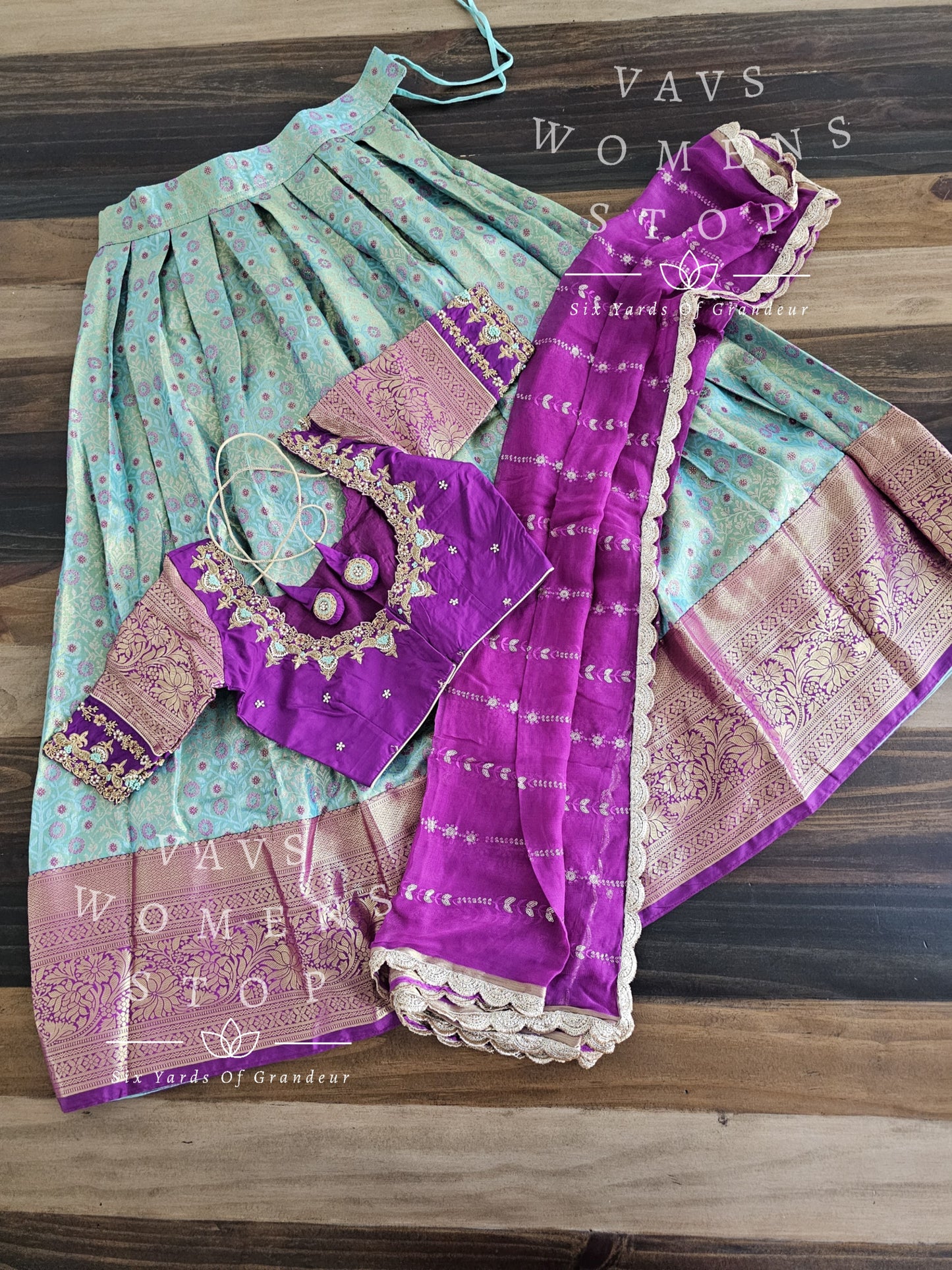 Traditional Half Saree Set