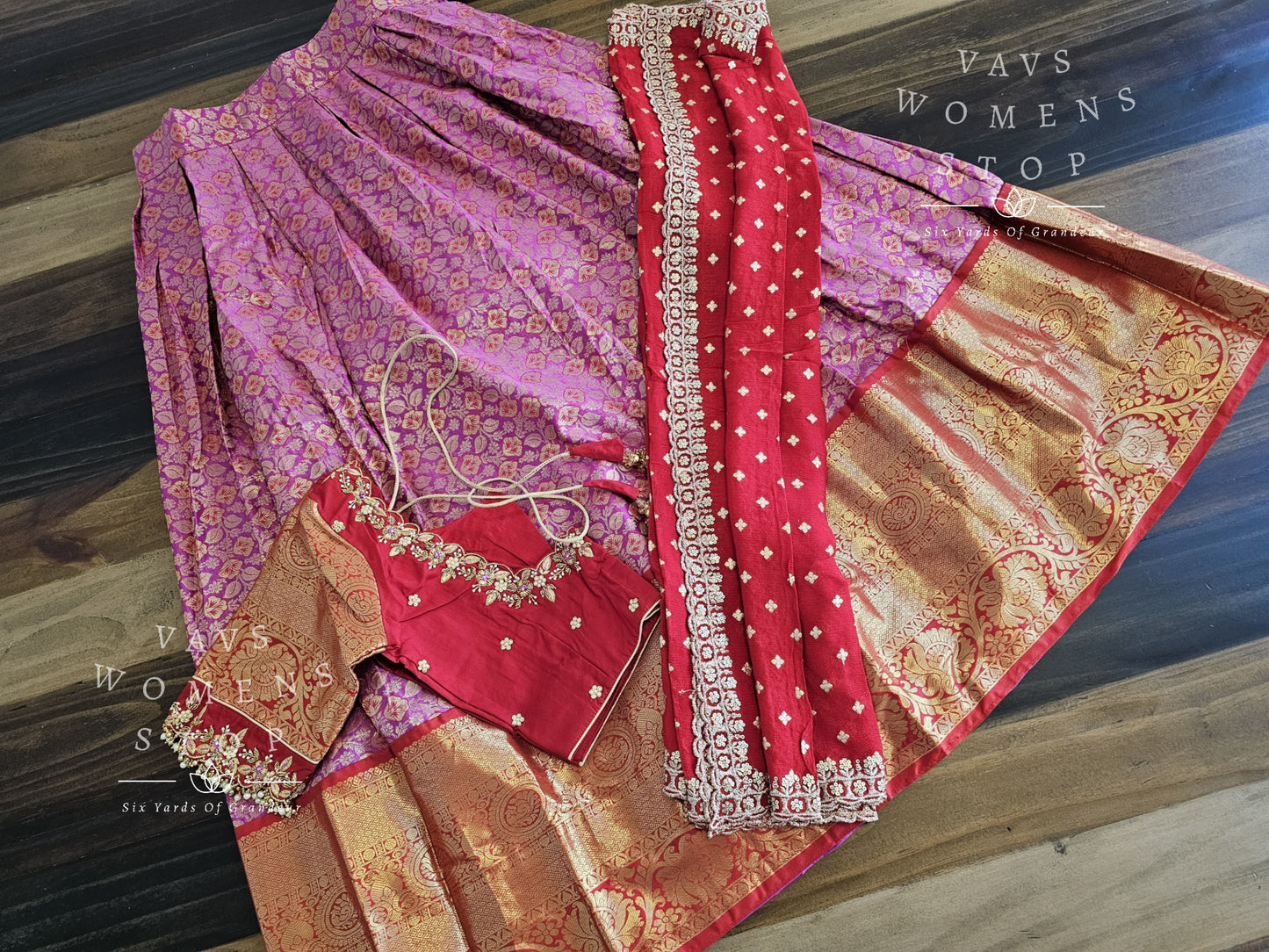 Traditional Half Saree Set