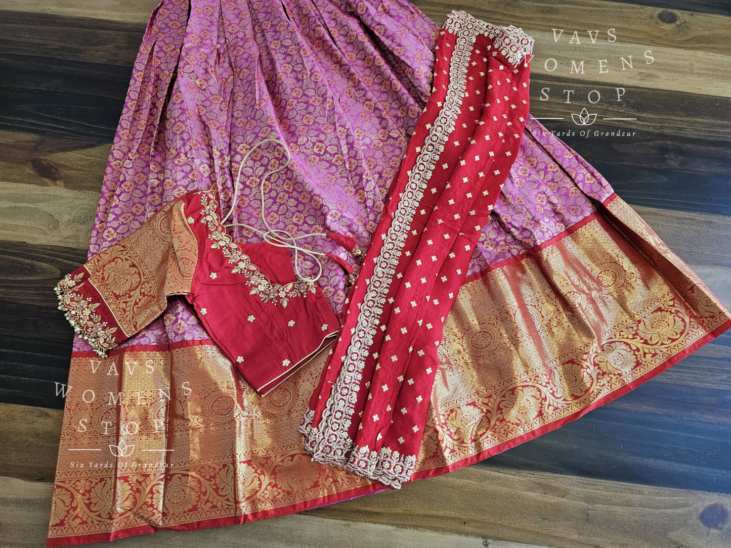 Traditional Half Saree Set