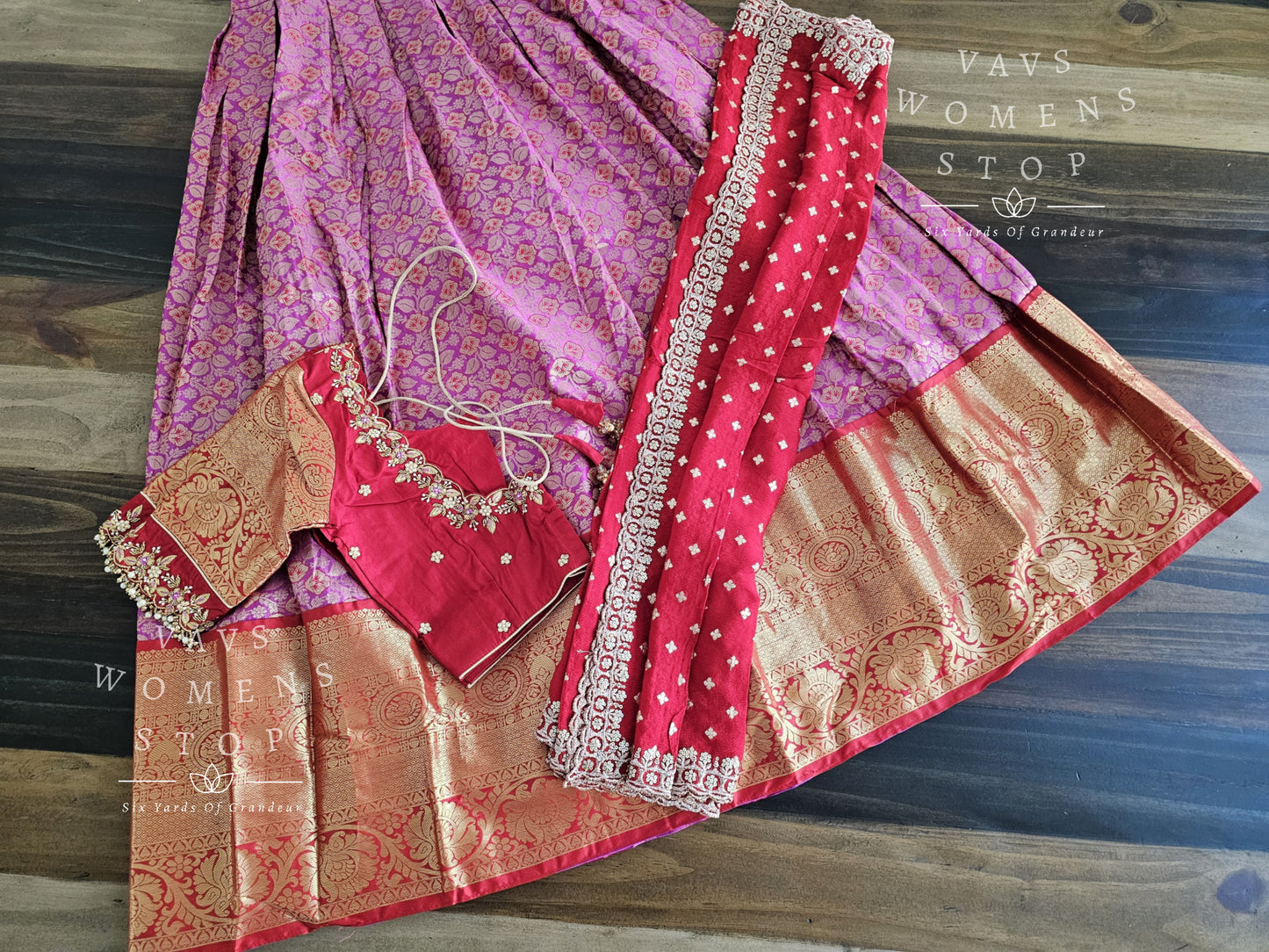 Traditional Half Saree Set