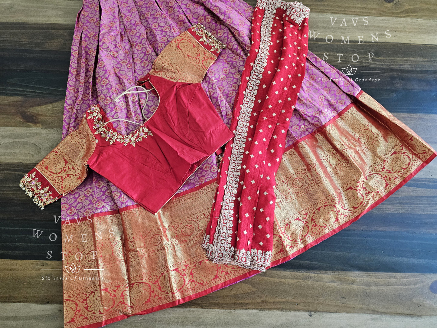 Traditional Half Saree Set