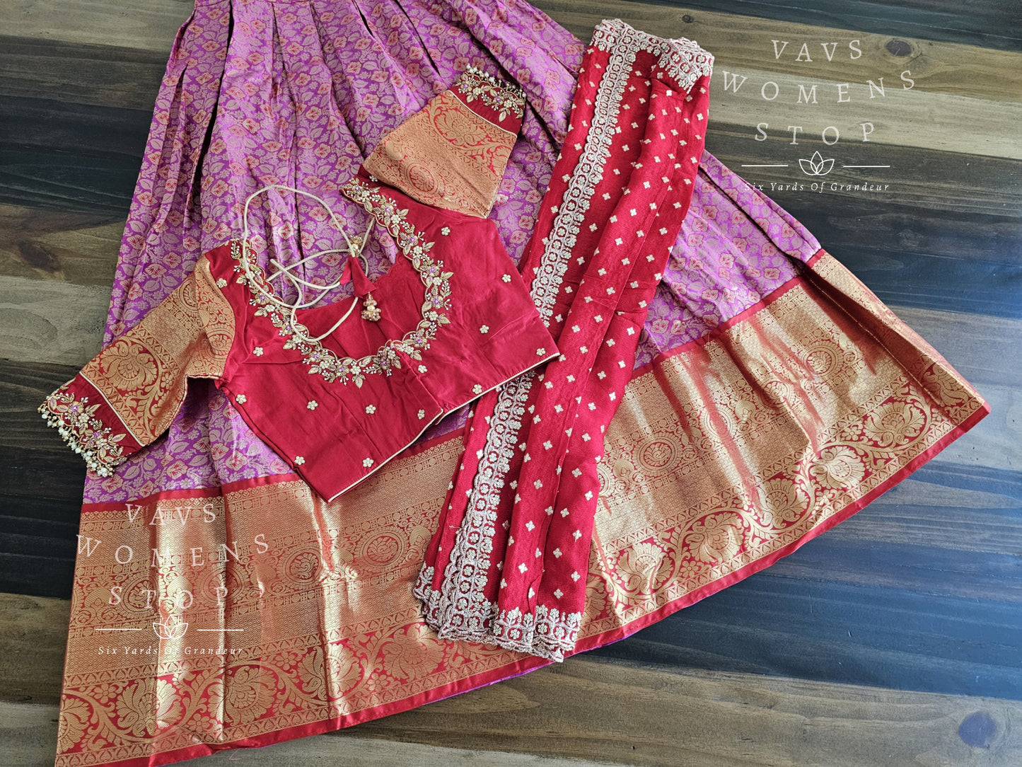 Traditional Half Saree Set