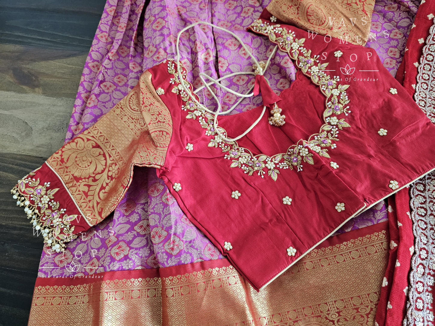 Traditional Half Saree Set