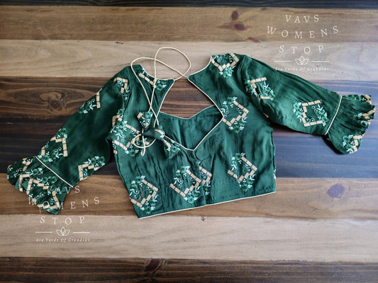Chinon Silk Designer Blouse