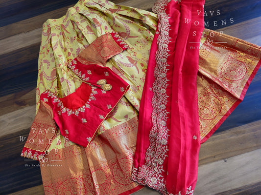 Traditional Half Saree Set