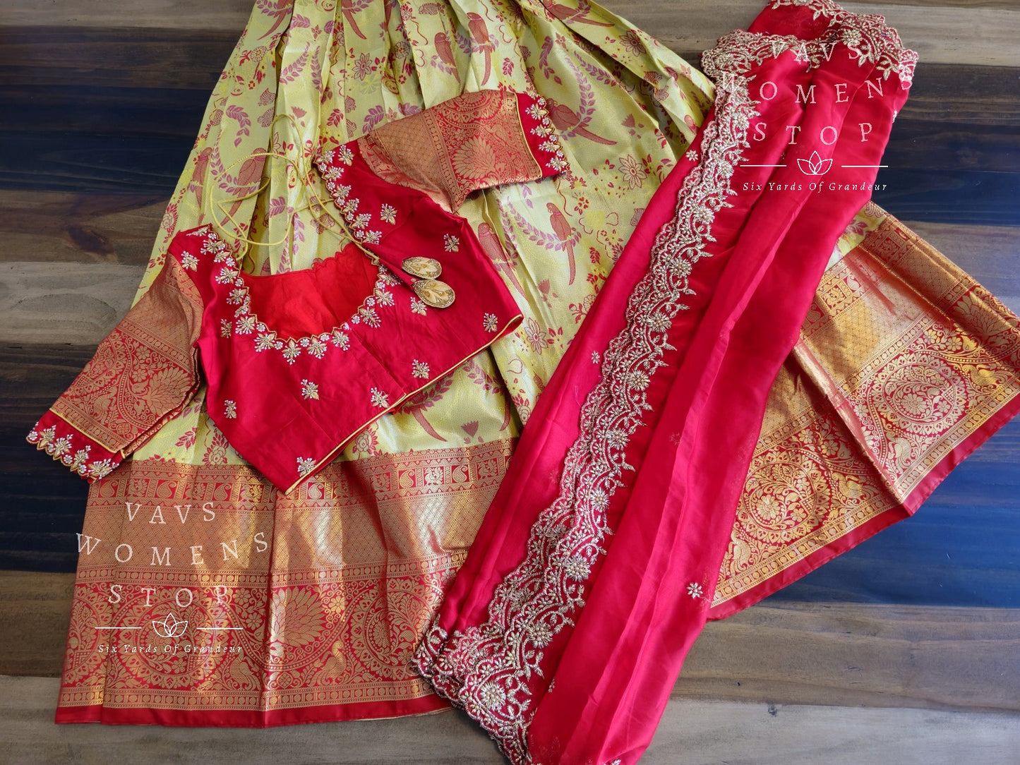 Traditional Half Saree Set