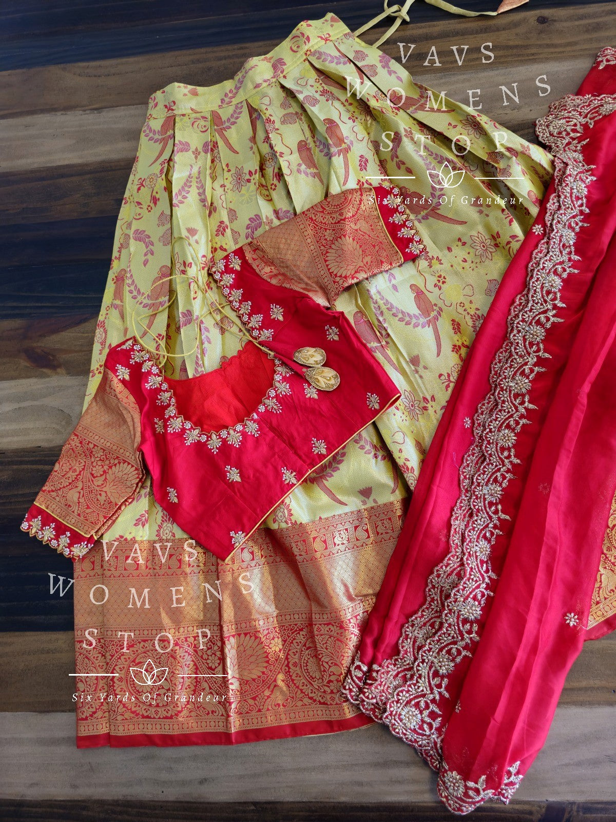 Traditional Half Saree Set