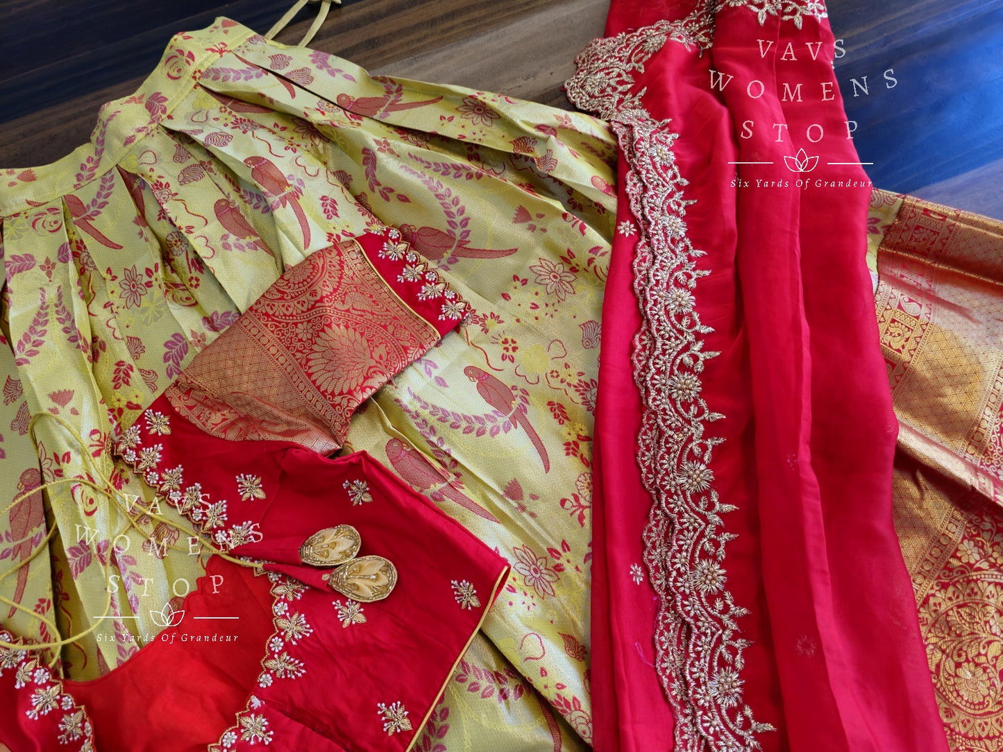 Traditional Half Saree Set