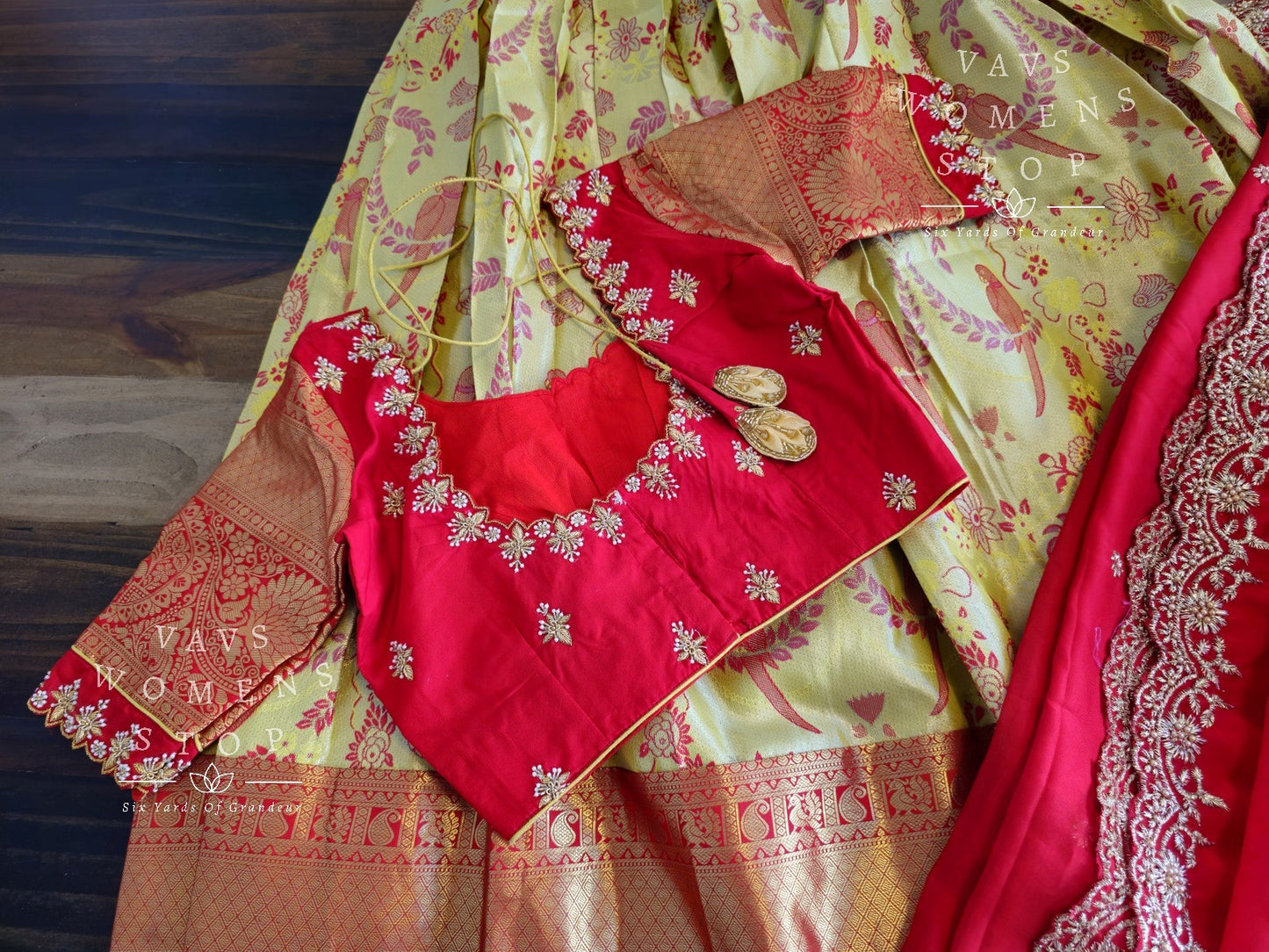 Traditional Half Saree Set