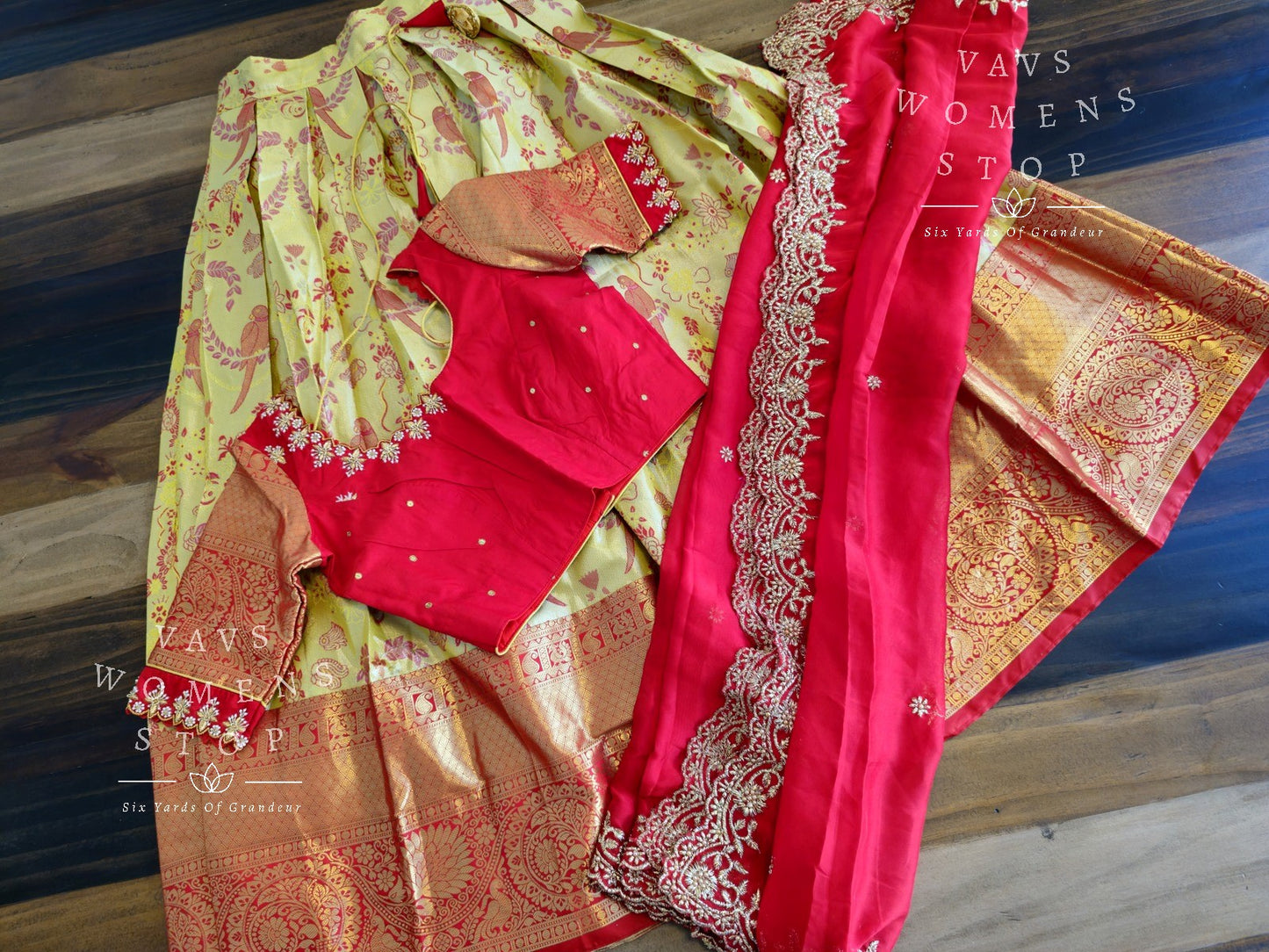 Traditional Half Saree Set