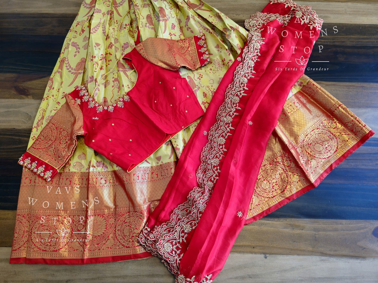 Traditional Half Saree Set