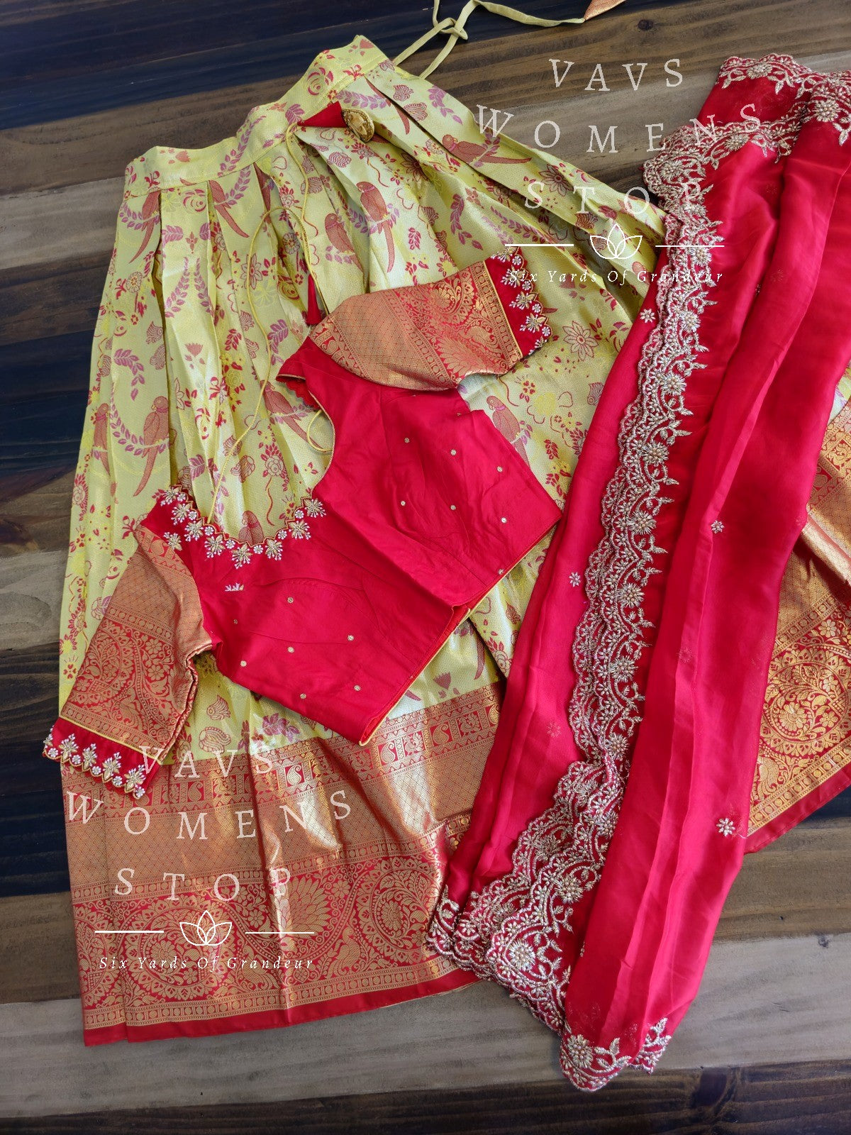 Traditional Half Saree Set