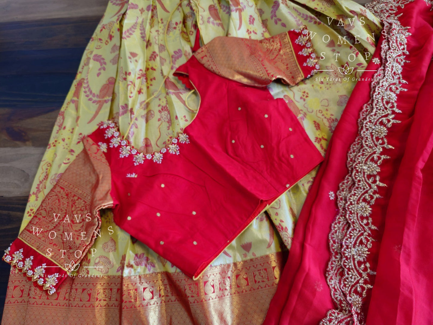 Traditional Half Saree Set