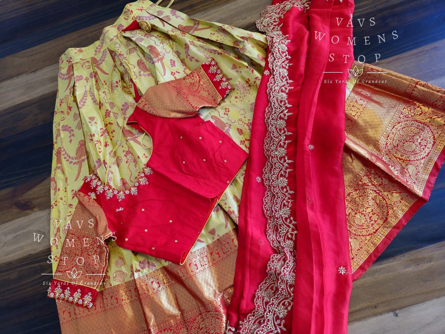 Traditional Half Saree Set