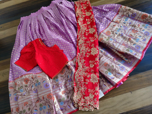 Kota Paithani Lehenga Set