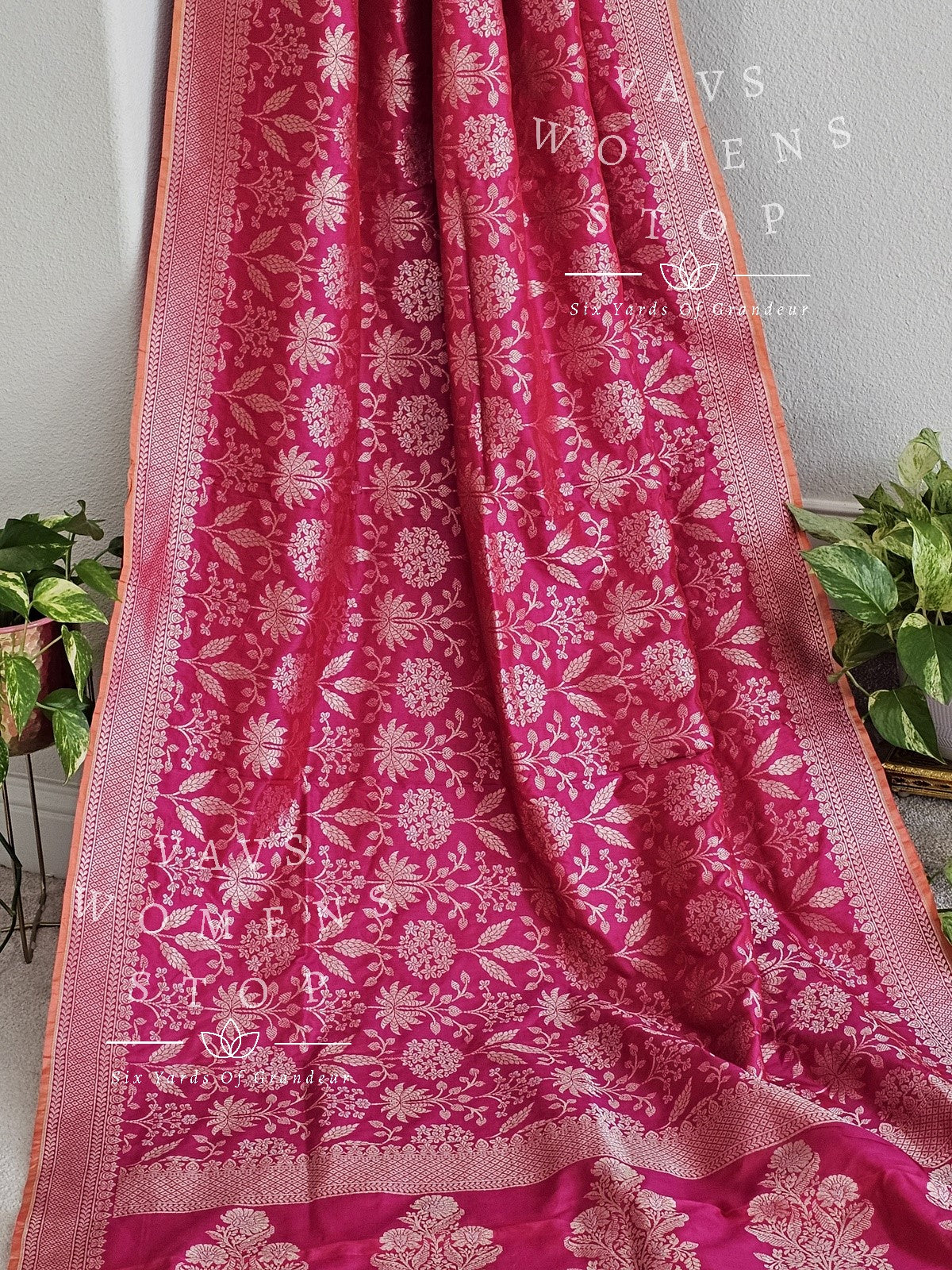 Pure Benarasi Katan Silk All Over Designer Saree