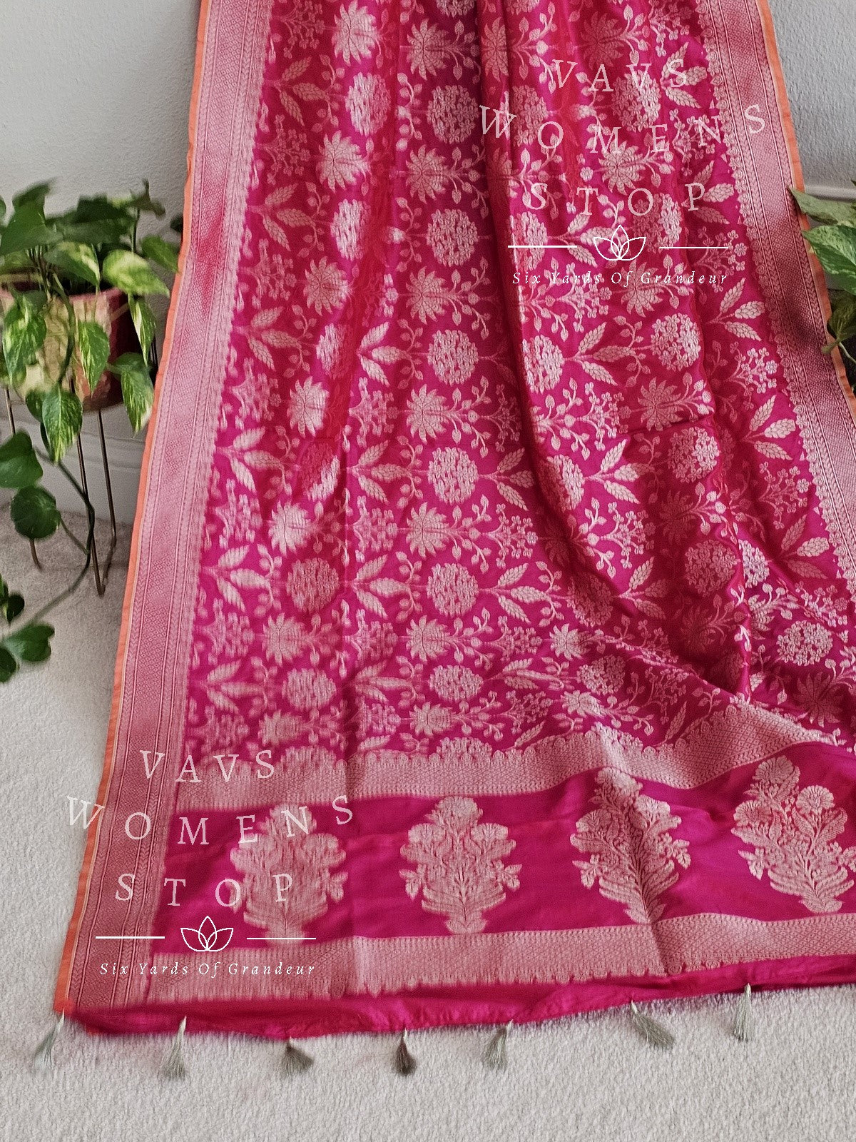 Pure Benarasi Katan Silk All Over Designer Saree