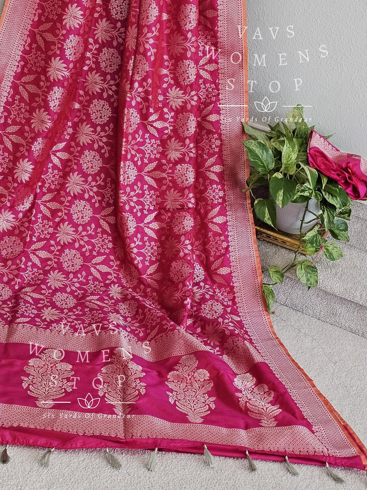 Pure Benarasi Katan Silk All Over Designer Saree