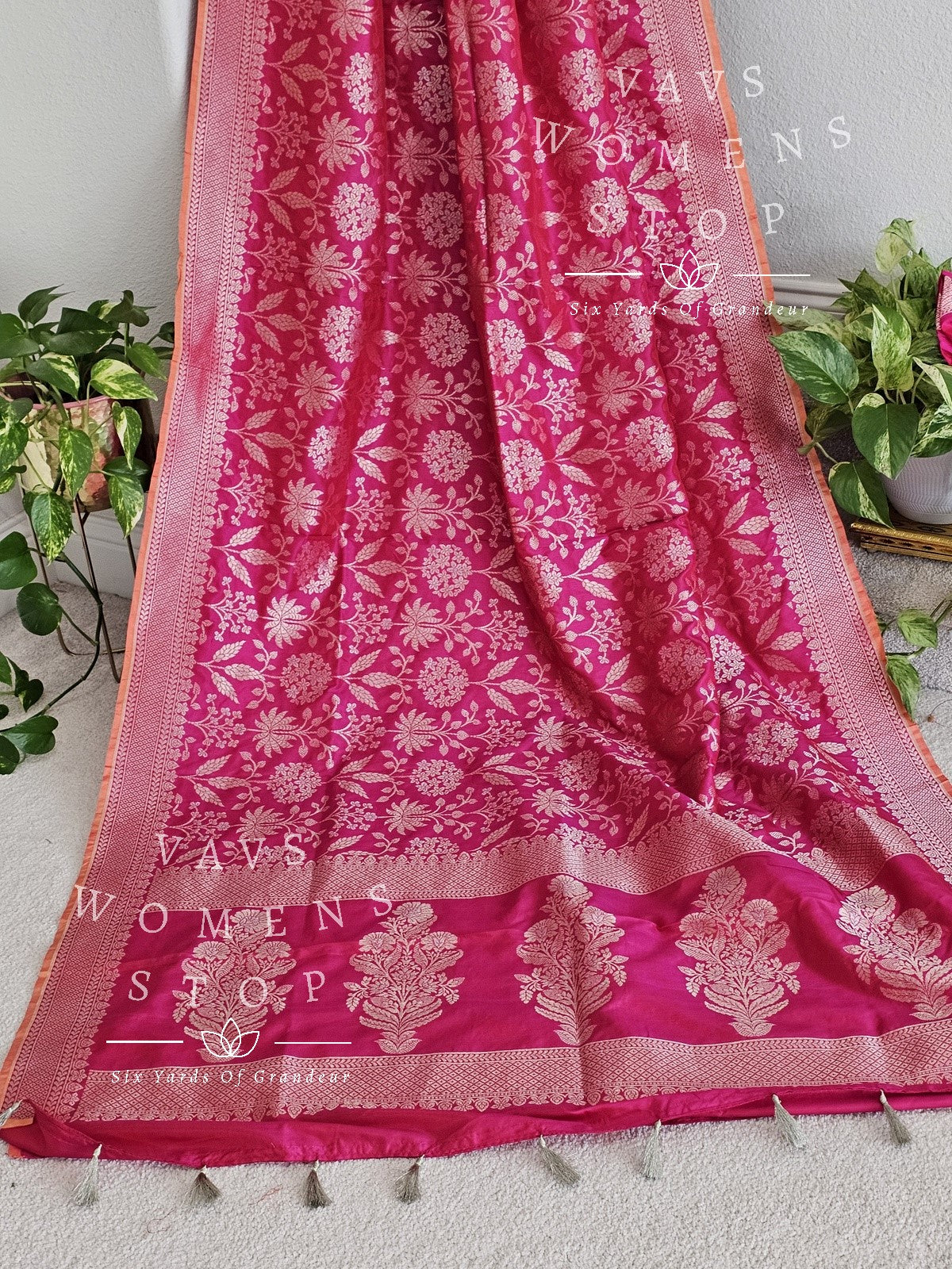 Pure Benarasi Katan Silk All Over Designer Saree