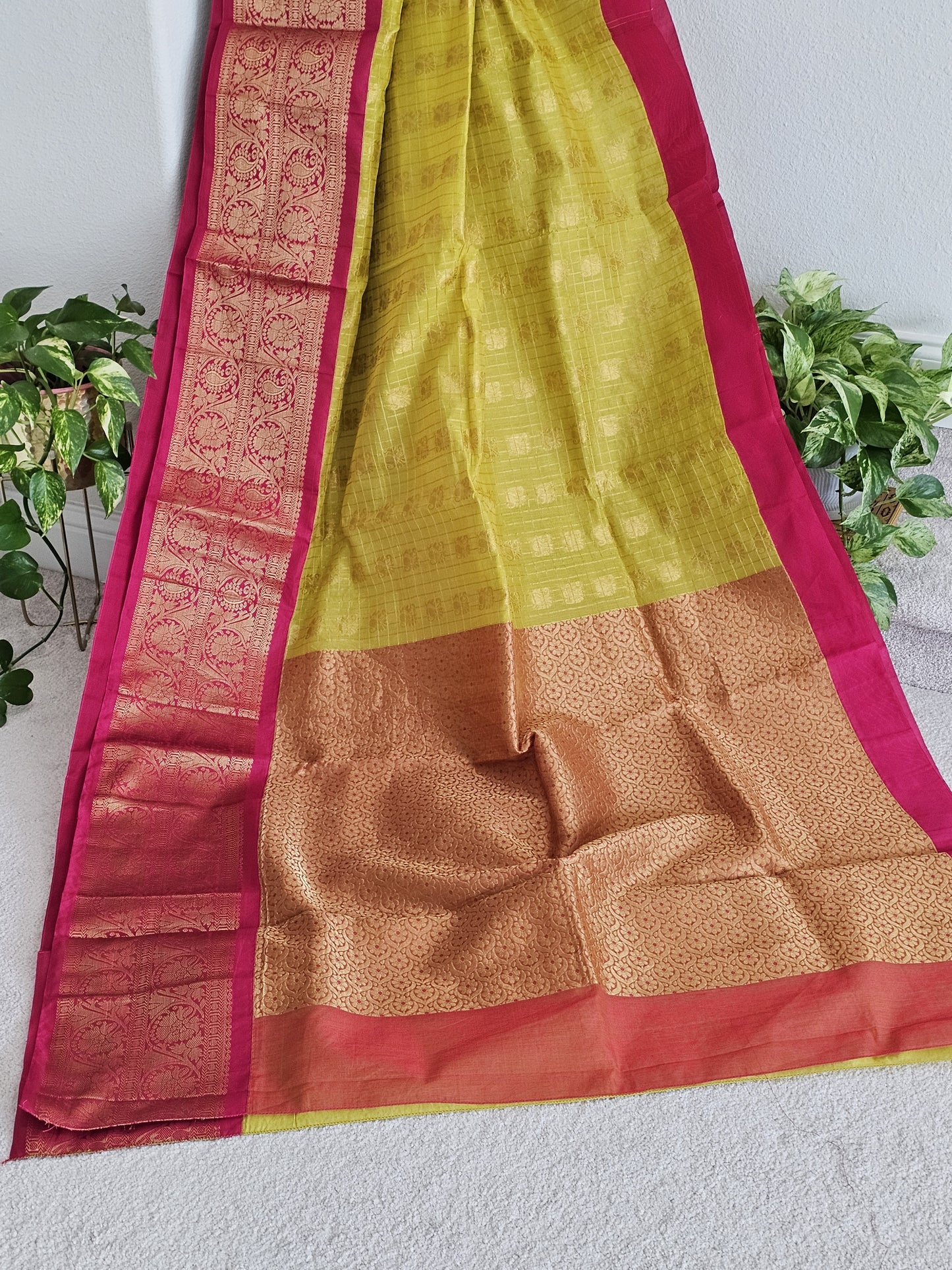 Chanderi Kuppadam Saree - Blouse