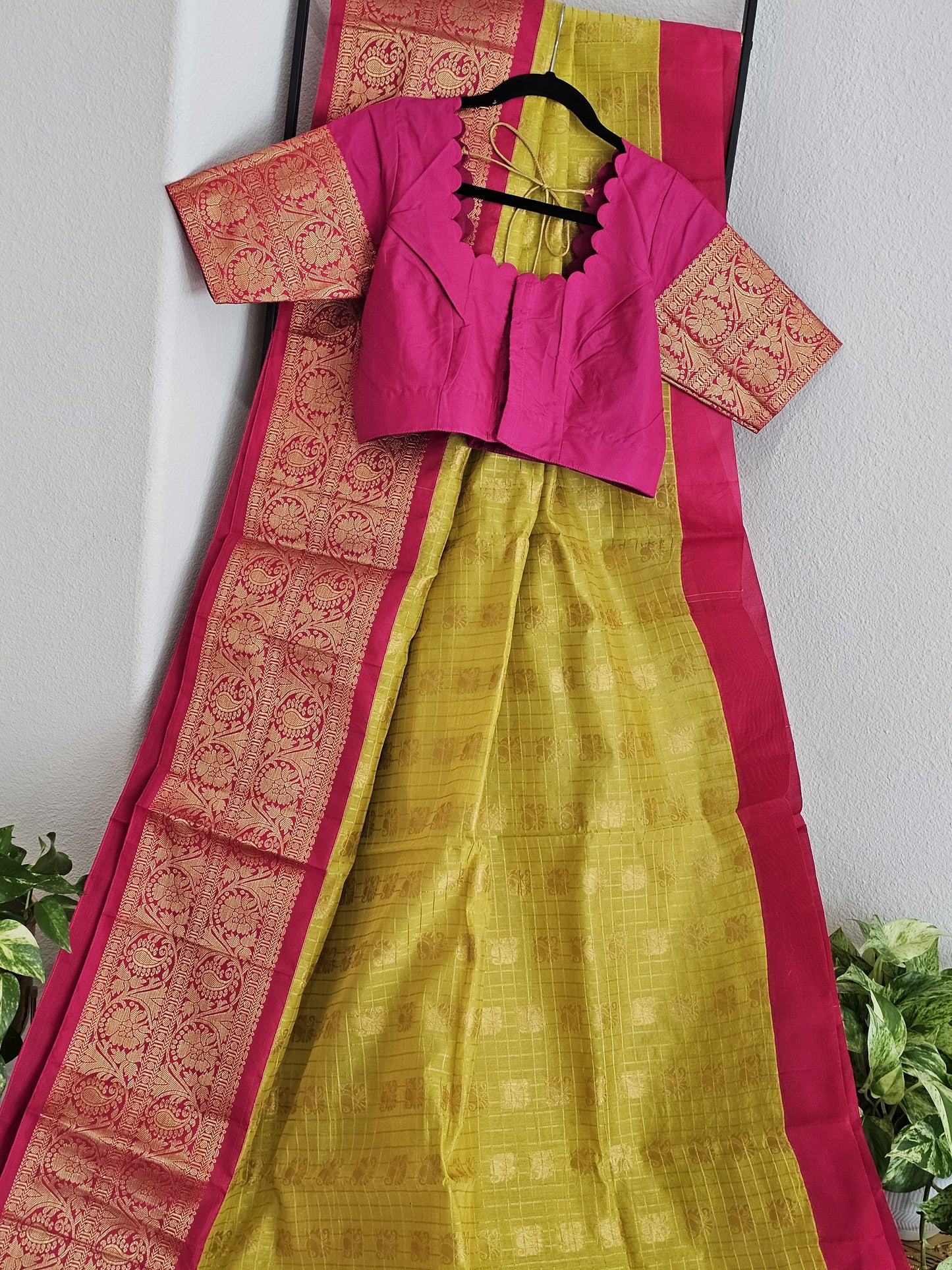 Chanderi Kuppadam Saree - Blouse