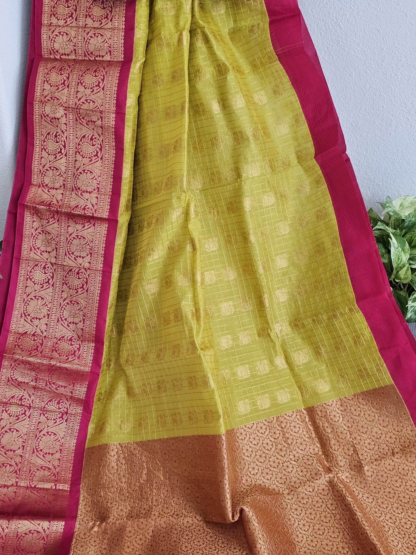 Chanderi Kuppadam Saree - Blouse