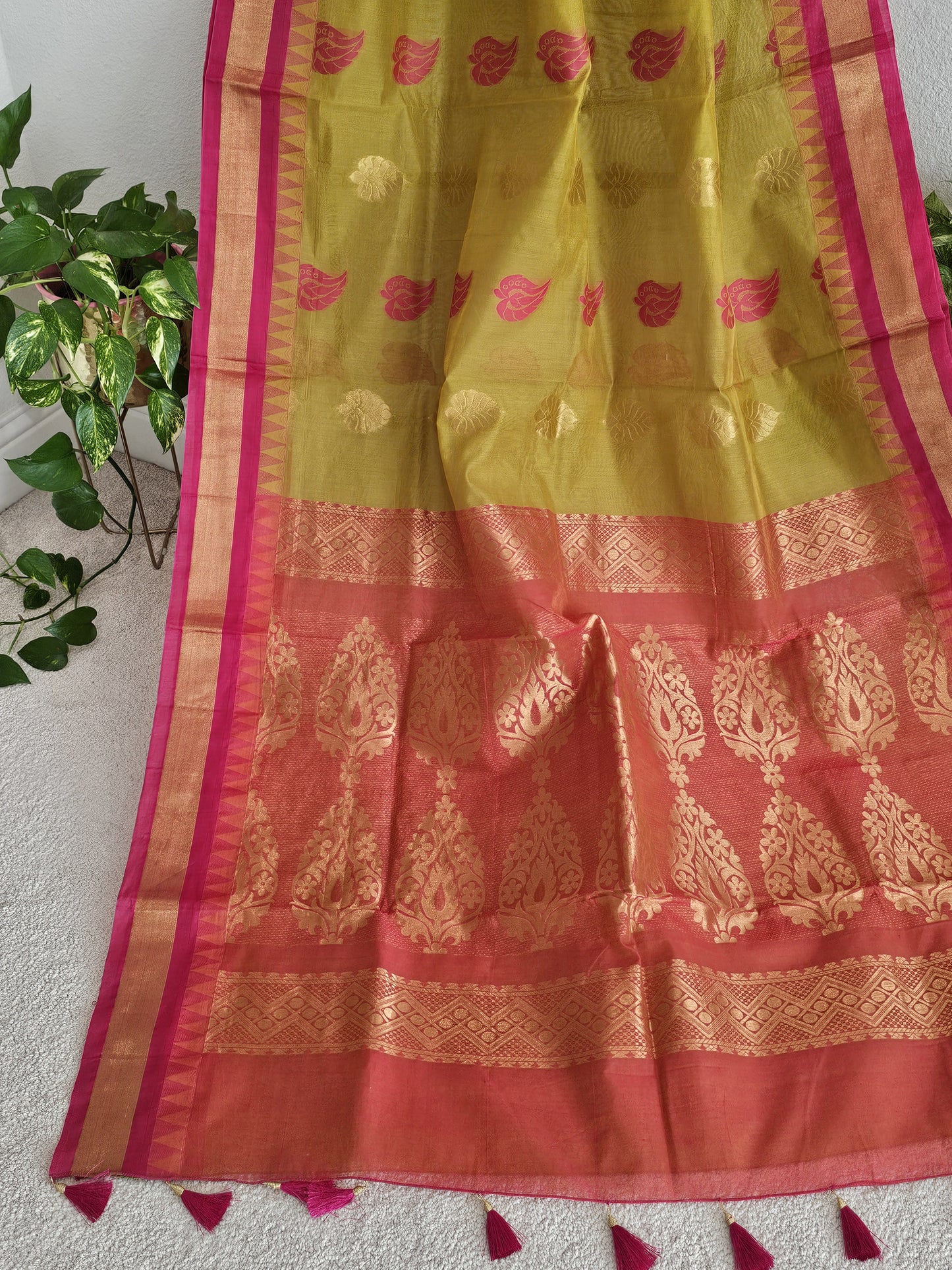 Chanderi Kuppadam Saree - Blouse