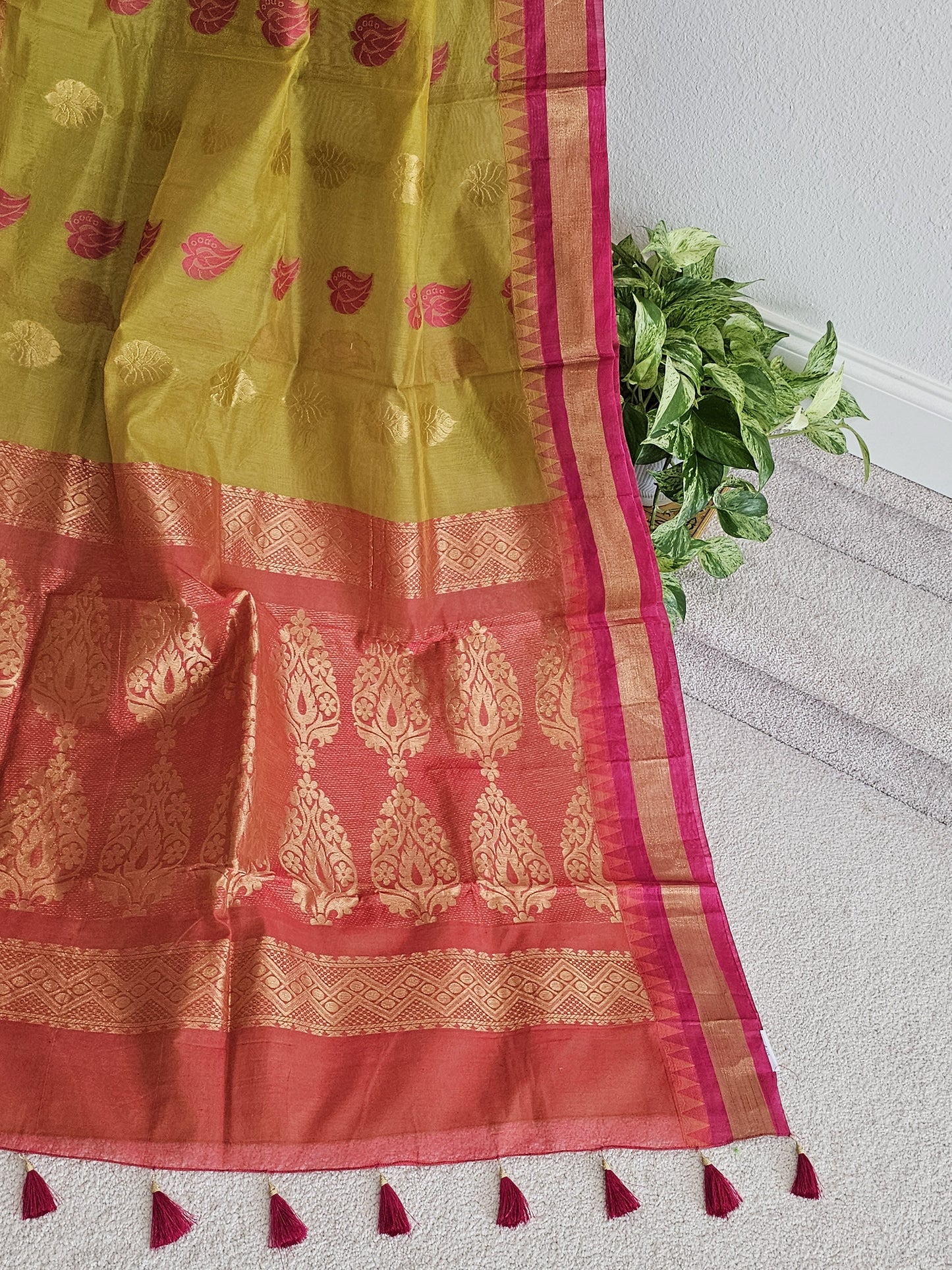 Chanderi Kuppadam Saree - Blouse