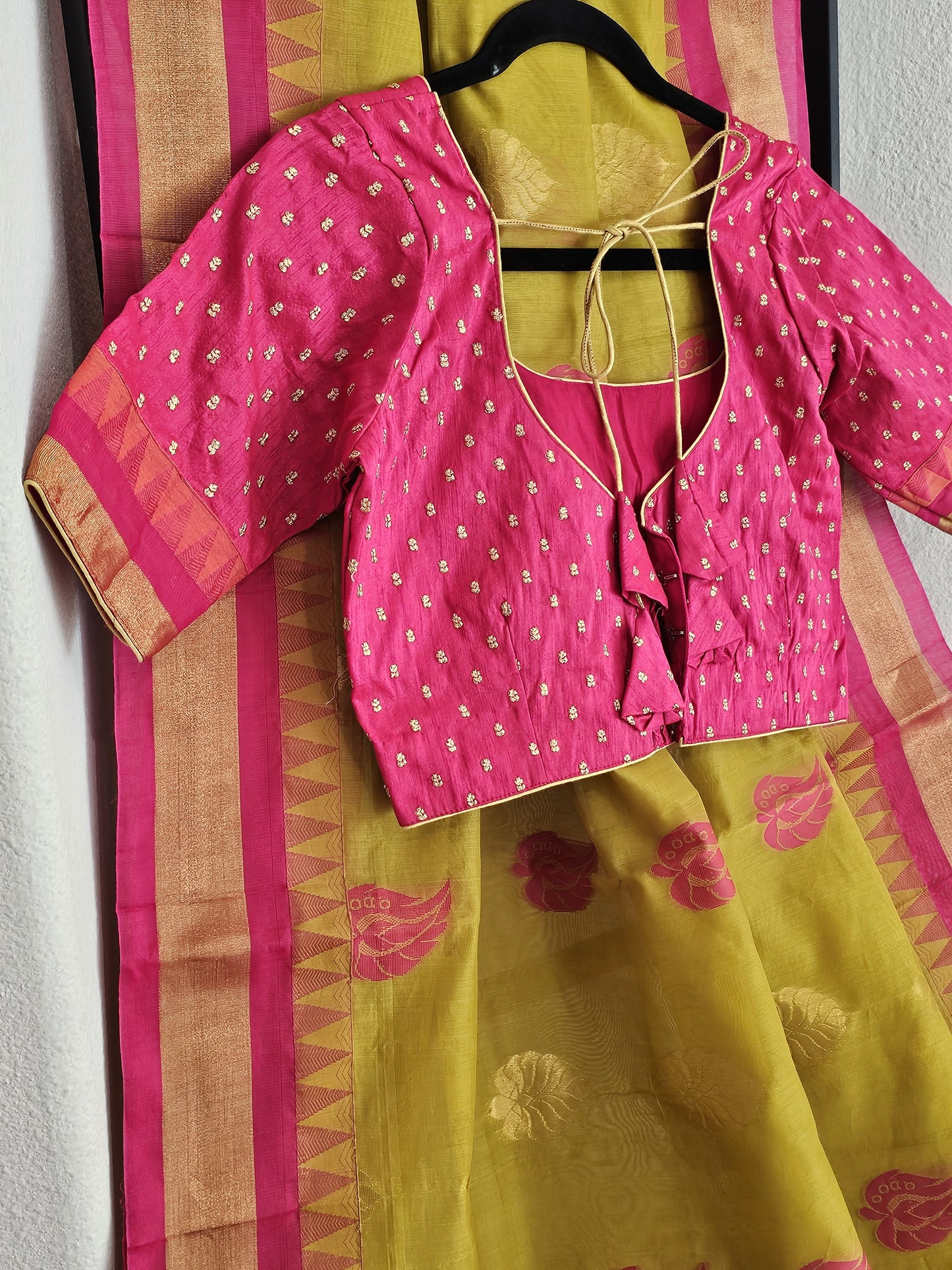 Chanderi Kuppadam Saree - Blouse