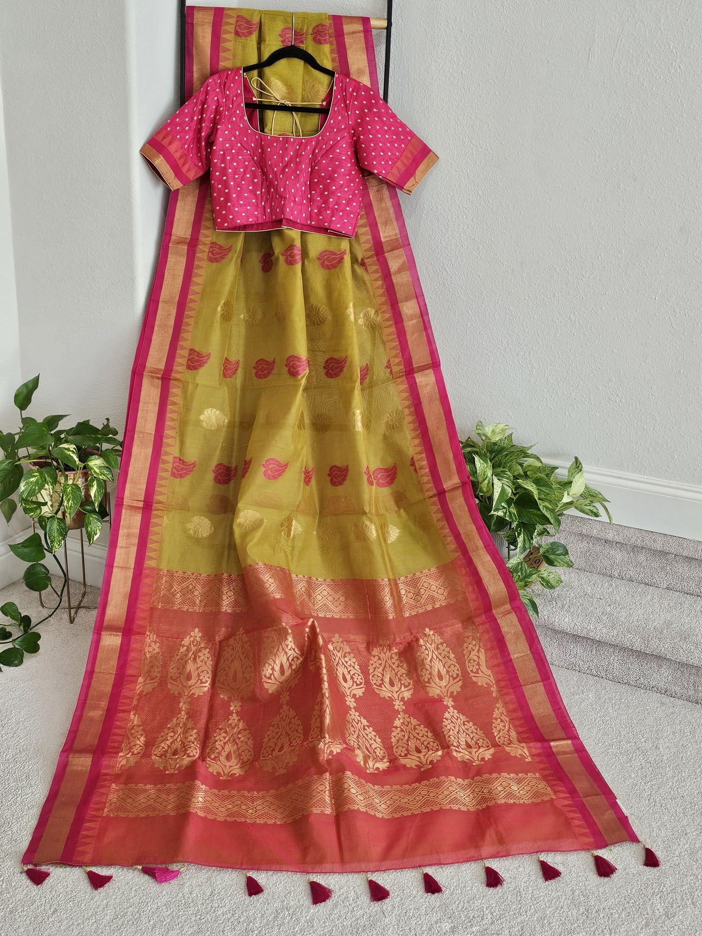 Chanderi Kuppadam Saree - Blouse