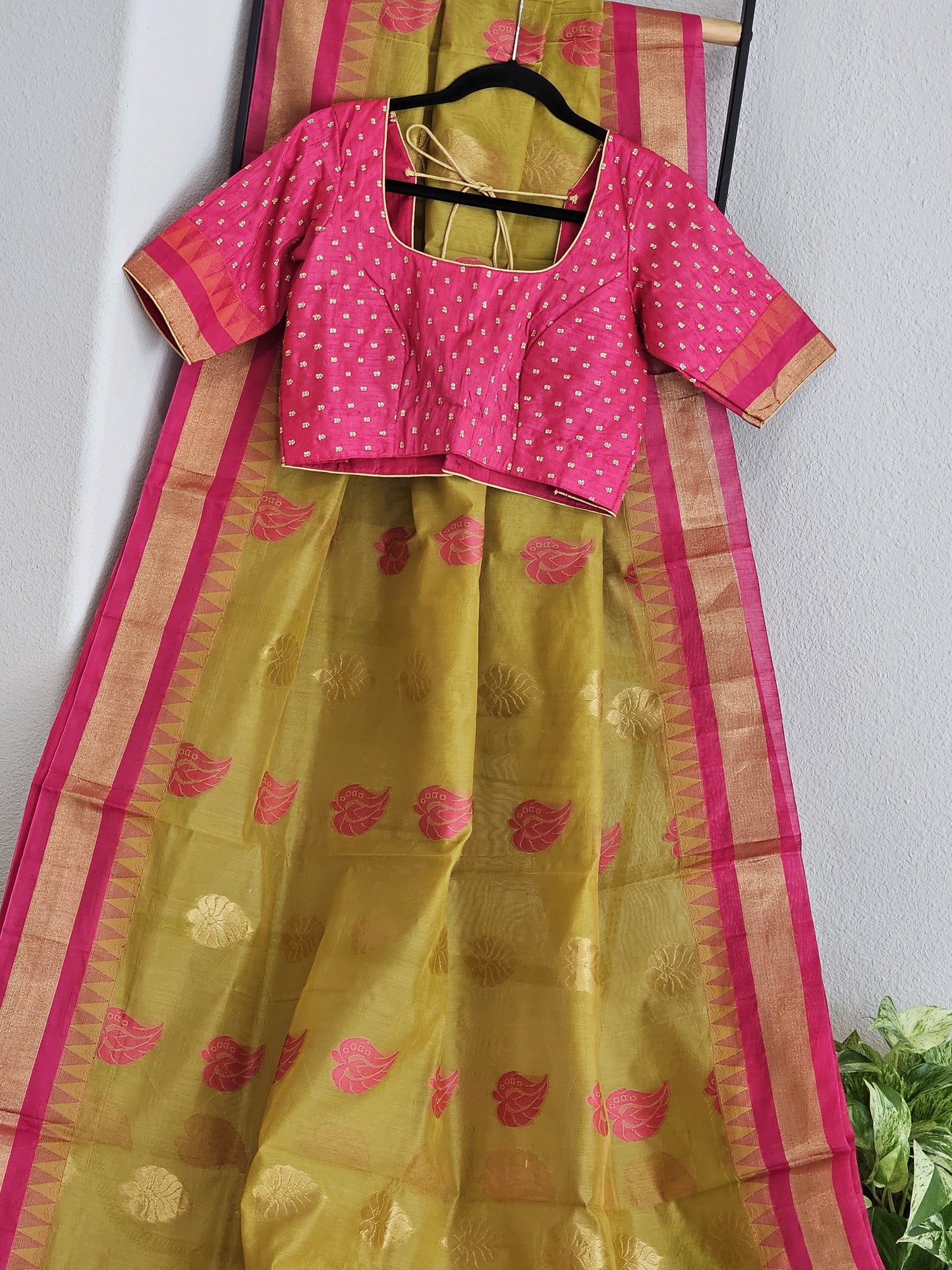 Chanderi Kuppadam Saree - Blouse