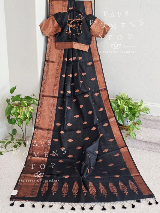 Kota Tussar Tanchoi Designer Saree - Blouse