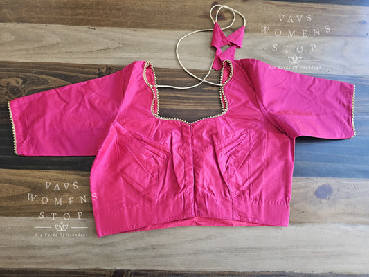 Plain Silk Blouse