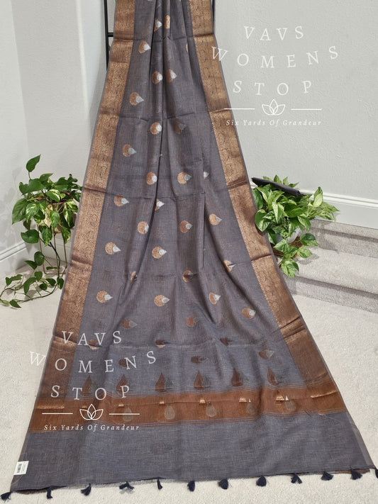 Kota Linen Designer Saree