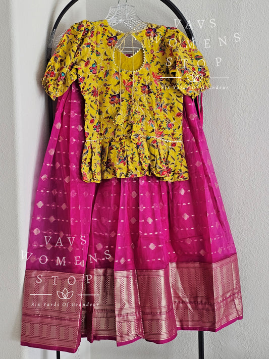 Organza Lehenga - Blouse