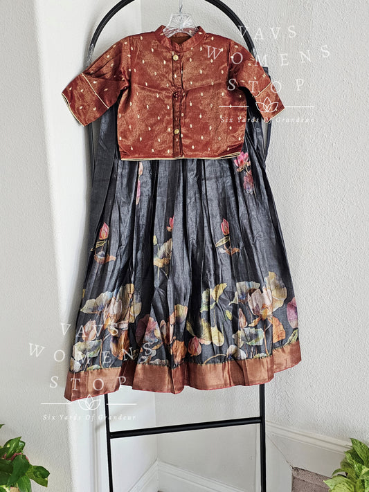 Tussar Silk Lehenga - Blouse