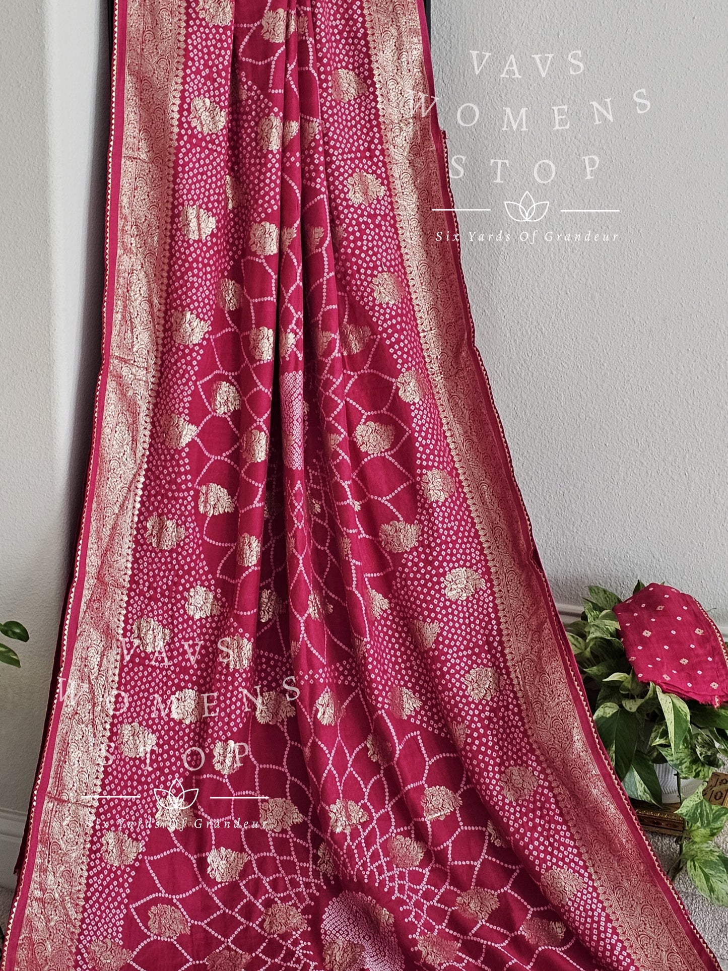 Munga Soft Silk Bhandini Saree