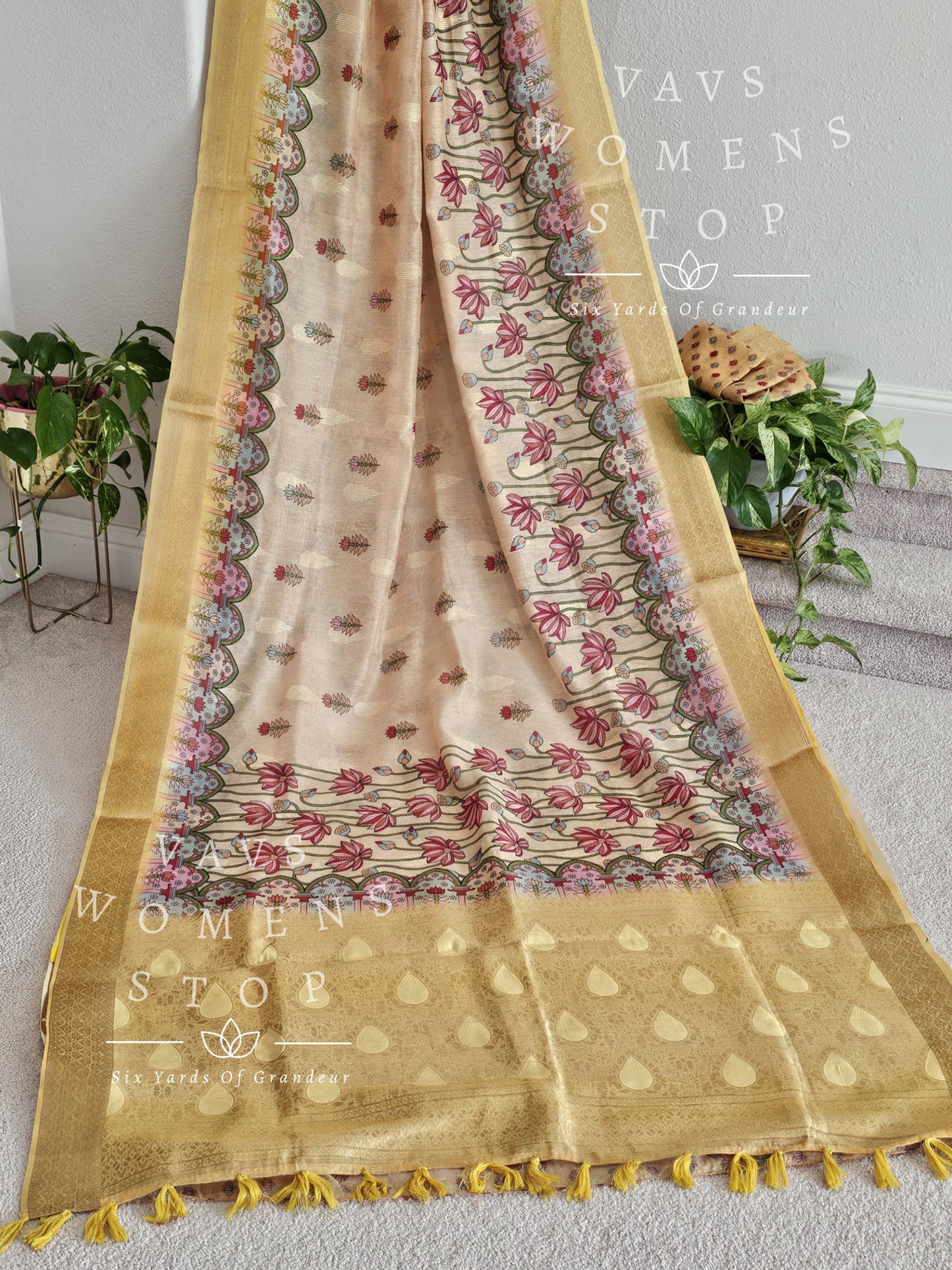 Linen Cotton Saree