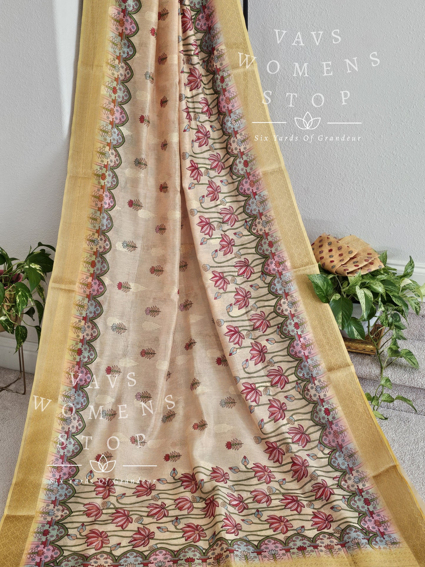 Linen Cotton Saree