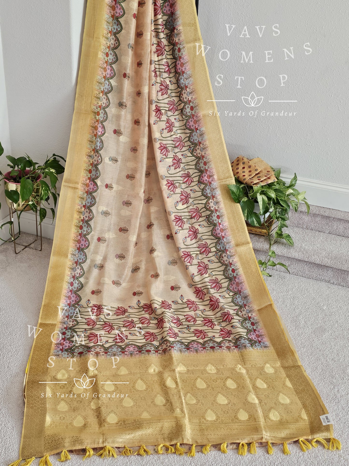 Linen Cotton Saree