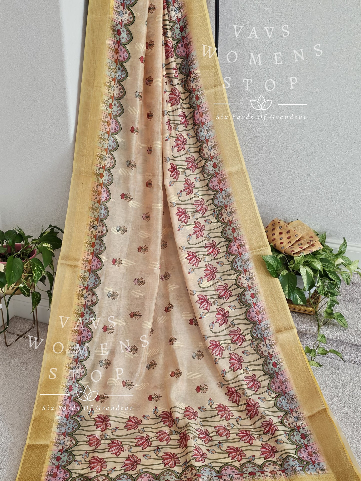 Linen Cotton Saree