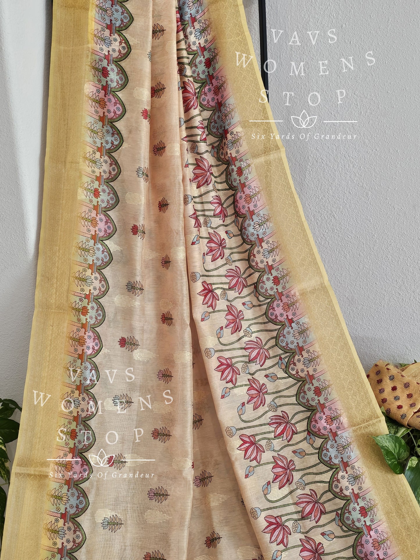 Linen Cotton Saree