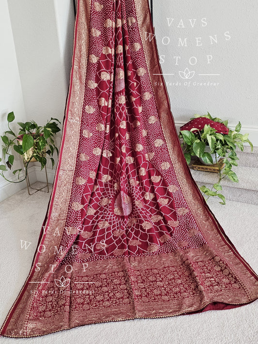 Munga Soft Silk Bhandini Saree 