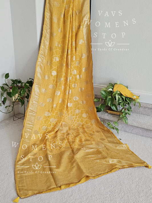 Munga Soft Silk Bhandini Saree