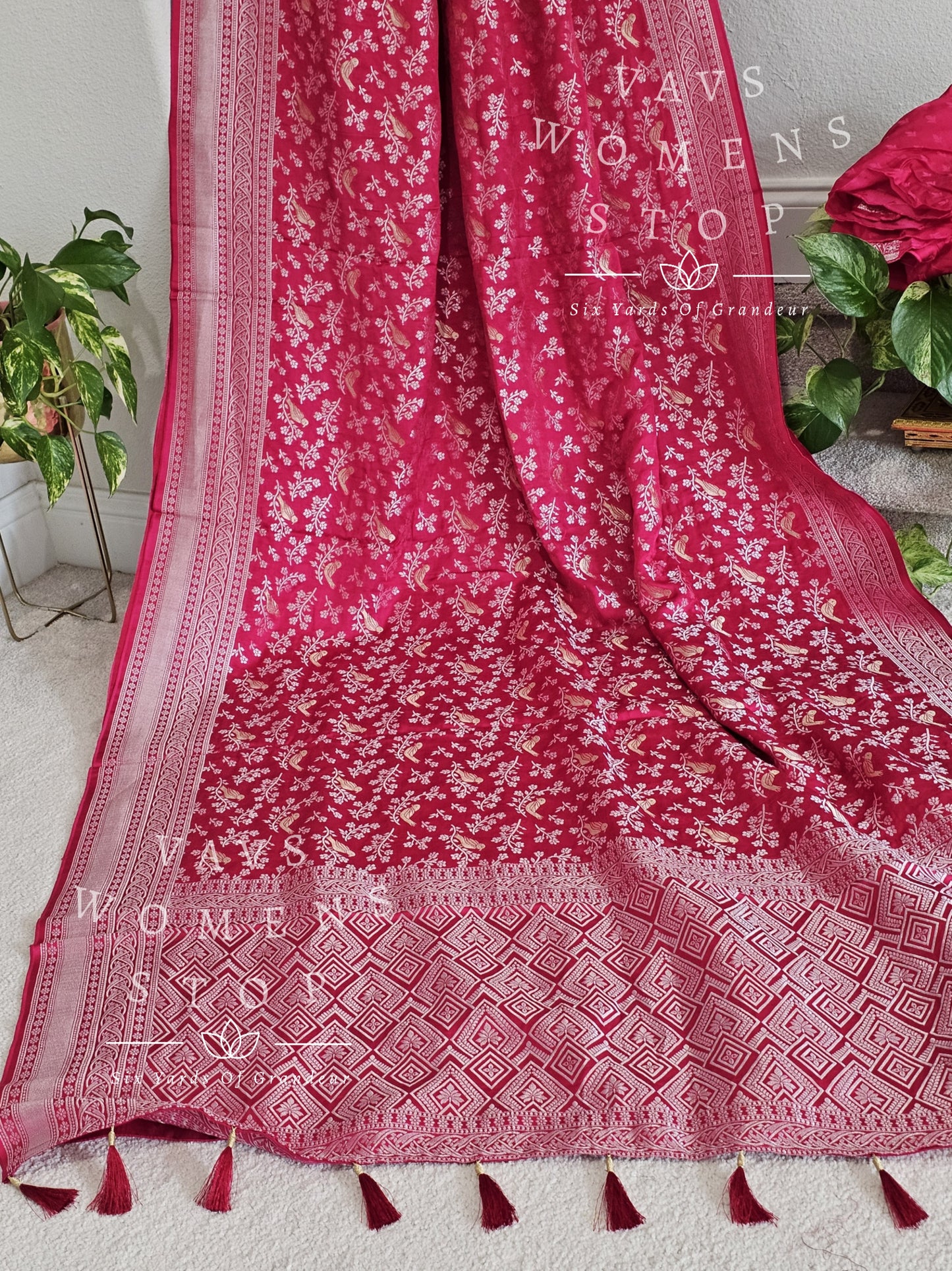 Mashru Satin Benarasi Silk Saree