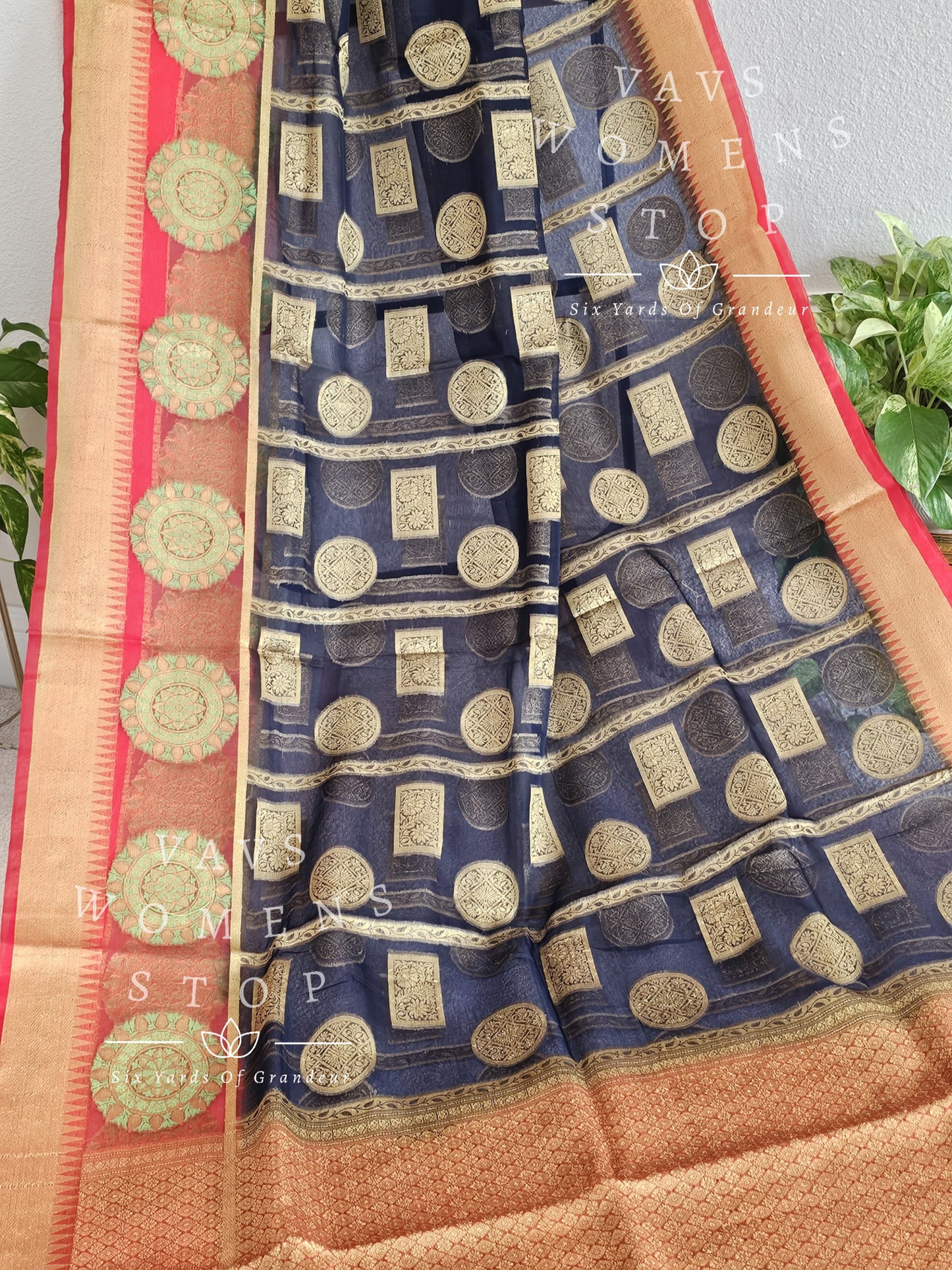 Fancy Warm Silk Saree - Blouse