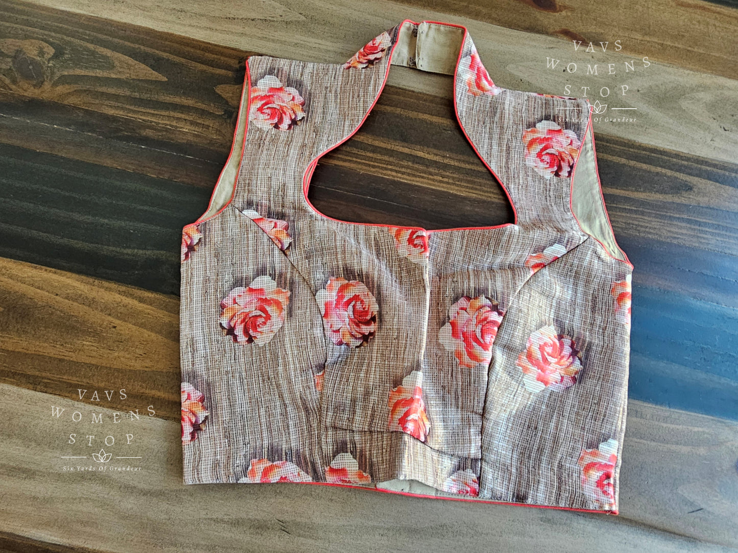 Floral Print Sleeveless Blouse