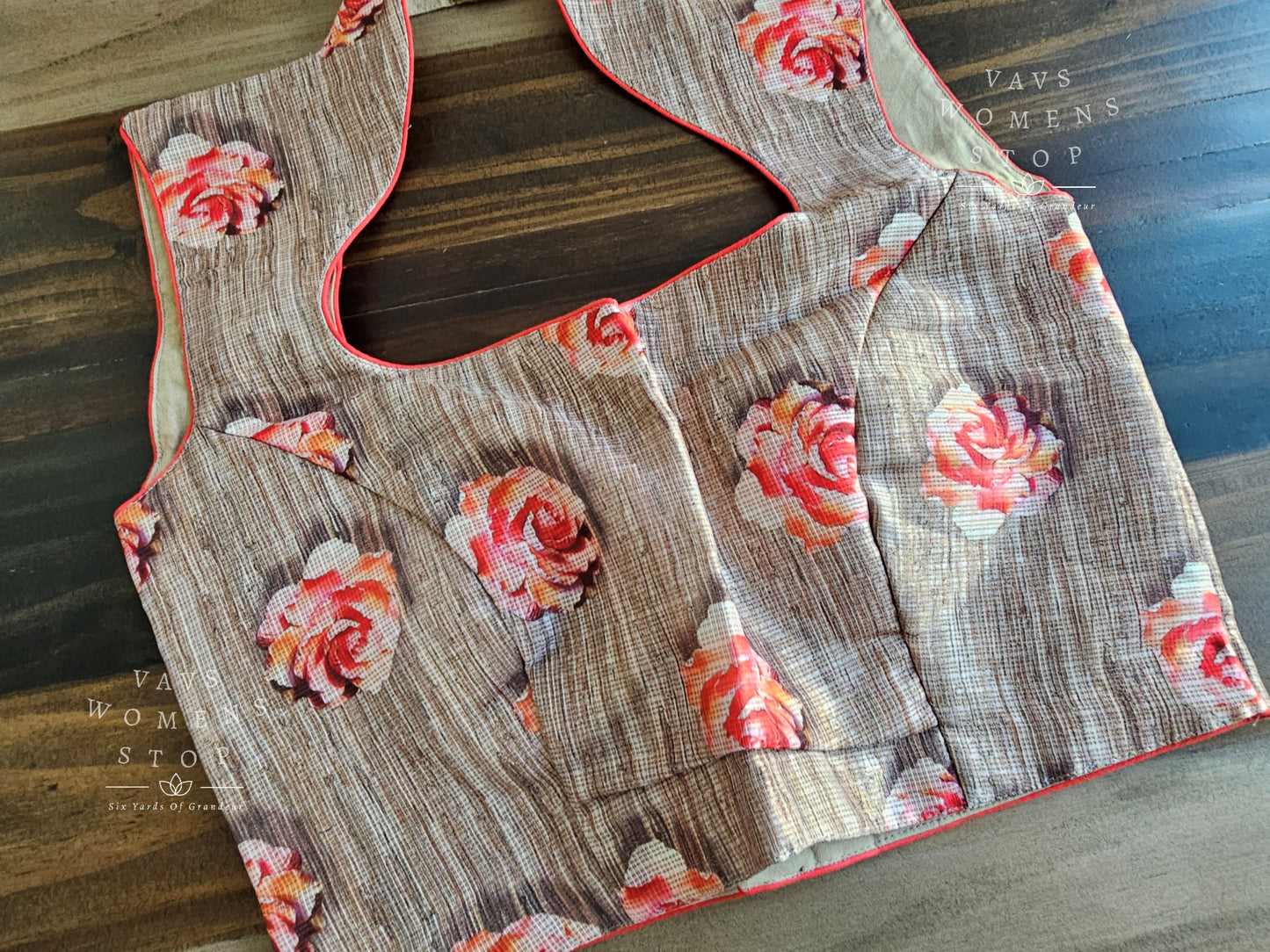 Floral Print Sleeveless Blouse